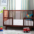 Letmxiu Premium Crib & Toddler Mattress,100% Knitted Fabric, Premium Fleece Surface-Hypoallergenic, 5" Thick Firm Soft Crib Mattress, Non-Toxic - Fits Standard Cribs & Toddler Beds