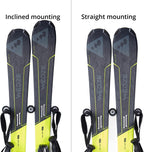 Arkorus Ski Wall Mount Hanger – Edge-Safe Skis Storage, Modern Floating Vertical Rack, Clip Hook Gravity Grip Holder to Securely Store, Hang & Display for Skiing, Gear Organizer