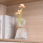 Kaitnax Glass Vases Irregular Shaped Flower Vase Art Decorative Flower Vase for Wedding, Dinning, Bookshelf, Home Decoration or Gift
