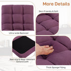 Floor Chair with Back Support Folding Chair with 6 Adjustable Position, Padded Sleeper Bed, Floor Gaming Chair, Meditation Chair for Adults
