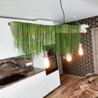 60 Pcs Hanging Moss Vines Faux Moss Garland for Decorating Artificial Amaranthus Hanging Flowers 59-62 Inch Fake Mossy Rope for Crafts Wedding Arch Floral Arrangment Wall Hanging Mantle Outdoor