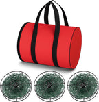 KYEVIS Christmas Light Storage Bag to Store Holiday Chiristmas String Light Holder with 3 Metal Reels,Tear-Resistant Material and Reinforced Handle, for Chritmas Tree Lights Organizer