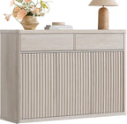 SICOTAS Buffet Cabinet with Storage - Storage Cabinet Sideboard with Doors & Shelves Accent Credenza Buffet Table with 2 Drawer Buffets & Sideboards for Living Room Dining Room Kitchen Entryway