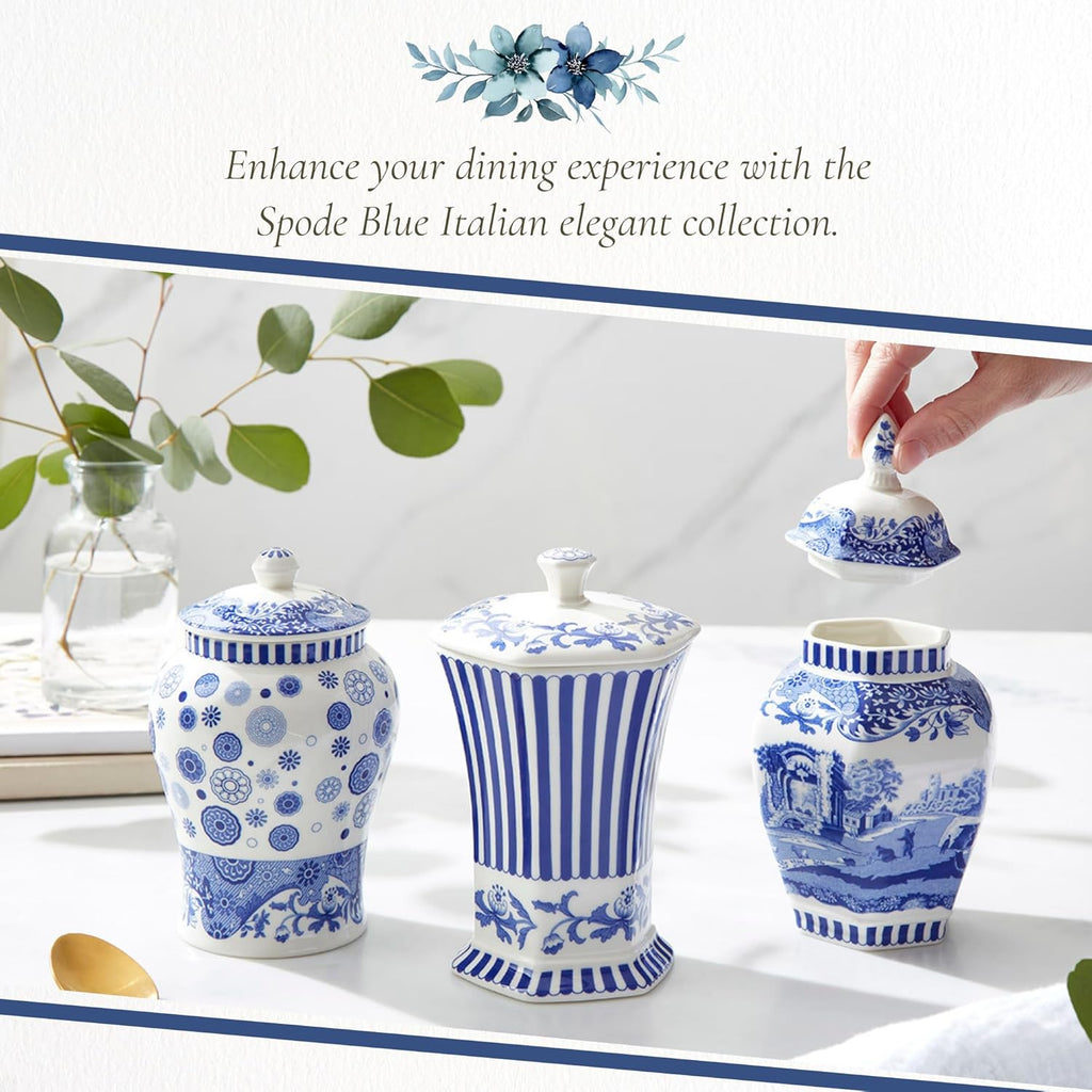 Spode Blue Italian 5.7" Vase