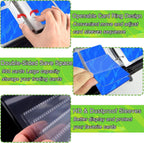 Card Binder for Cards, 9-Pocket Trading Card Binder with 50 Removable Sleeves Fits 900 Cards, Great Creative Design Card Collection Binder Album Gift for Boys Girls Aged 4 to 16 (900 Pockets)