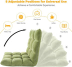 Velago Clam Folding Lazy Sofa, Lime Green