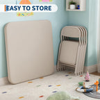 GAOMON 3 Piece Set Folding Table and Chairs Set, Boys and Girls Activity Table and Chairs Set for Dining Room,Daycare,Classrooms
