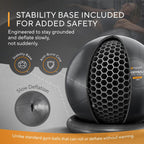 Yoga Exercise Ball Chair for Office Desk with Base, Ideal for Pregnancy, Birthing, Stability Exercises & Fitness. Swiss Stability Birth Ball for Labor, Gym & Workouts.
