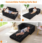 MAXYOYO Convertible Sofa Bed for Boys and Girls, Floor Kids Bean Bag Chair | Pull Out Folding Kids Sofa Chair, Comfy Kids Bean Bag Chair for Playroom, Gift for Children's Day & Birthday
