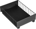 LYNK PROFESSIONAL® Pull Out Cabinet Organizer, 10" x 14" Single Tier Slide Out Drawers for Kitchen Cabinets - Sliding Pull-Out Pantry Shelves – Home Shelf Organizers - Lifetime Ltd. Warranty, Black