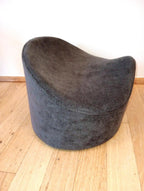 Gumdrop Meditation Seat Cushion, Round, Gray