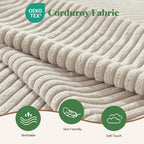 6" Futon Mattress Queen Size, Corded Fabric Floor Mattress with Straps, Foldable Japanese Tatami Mattress, Portable Sleeping Pad for Camping Guest Room Dormitory (Frame Not Included), Beige