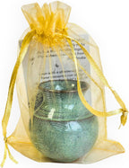 Handmade Dandelion Flower Pot for New Mommy to Be - Miniature Pottery Vase for Baby Shower Favor Presents Green (Miniature Vase w/Gift Bag)