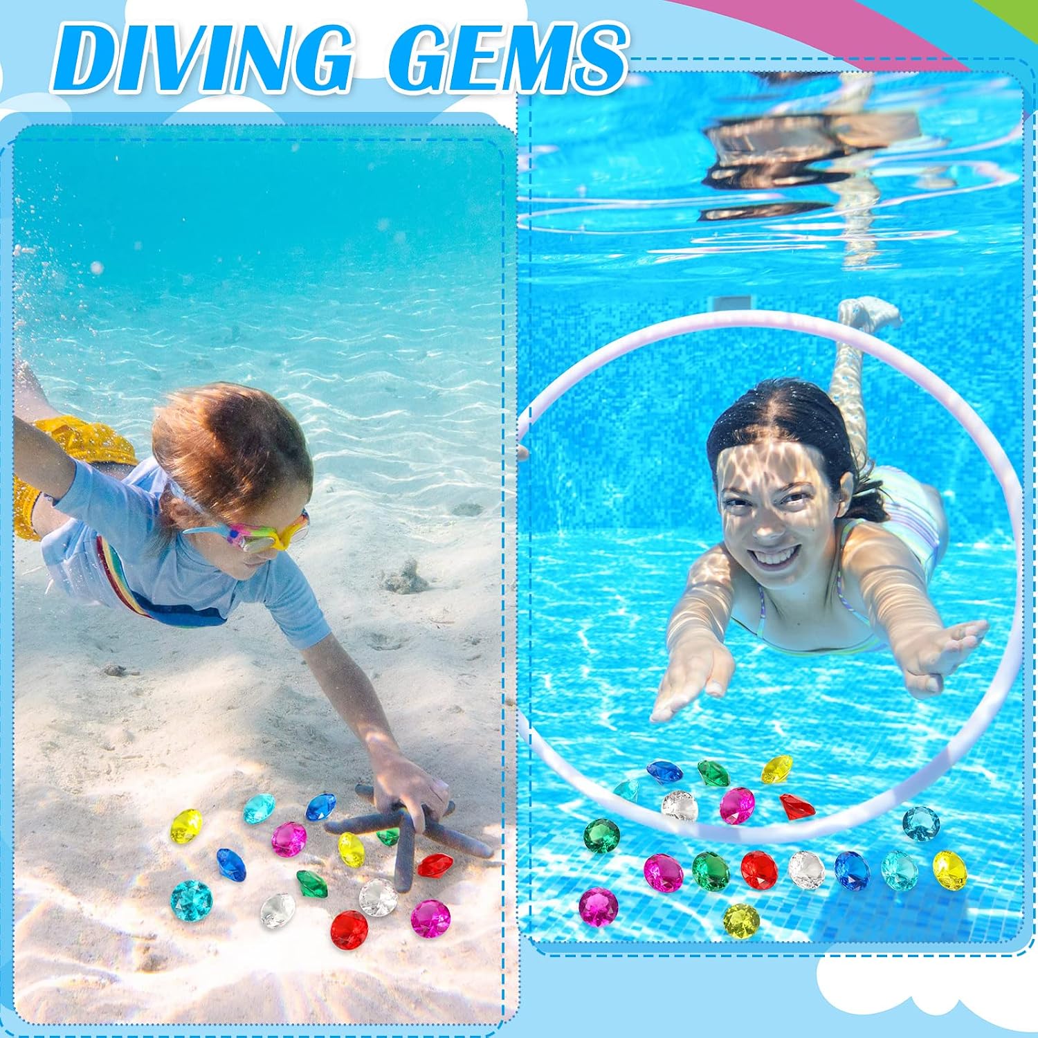 12 Pcs Gold Round Ring Set Acrylic Diamond Gemstone Jewelry Alloy Party Hunting Cake Ornament Blue Hedgehog Power (Classical 0.63 x 0.79 inches)