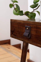 Leather Drawer pulls Kitchen Hardware Cabinet Hardware