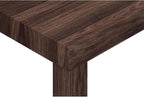 Modern Side Table 20 Inch Square End Table Wood Look Nightstand for Living Room Bedroom Small Space Waterproof Surface Easy Assembly Walnut Finish