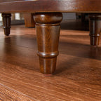 Narrow End Table Set of 2 with 2 Storage Drawers, Vintage Sofa Beside Table, Wood Slim SideTable for Living Room,Saving-space, 23.4“L x 11.4"W x 25.3"H, No-Tools Assembly, Cherry Walnut BG-A508-CY