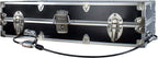 C&N Footlockers College Dorm Room Under Bed - The Slim Lockable Trunk - 32 x 18 x 8.25 Inches (With Cable Lock)