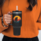 Bigfoot Gifts.40oz Bigfoot Tumbler with Handle.40oz Bigfoot Cup Tumblers Gift.Birthday Christmas Gifts for Bigfoots Lover Women.