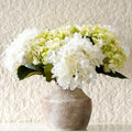 Ceramic Rustic Flower Vase, 5.12 Inch Pottery Modern Vase for Shelf, Tabletop, Vintage Farmhouse Home Decor for Coffee Table, Living Room, Mantle, Fireplace, Entryway