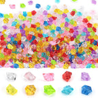 600PCS Multicolored Fake Gems, Crushed Ice Rocks Acrylic Diamond Crystals for Vase Fillers, Home Decoration, Wedding, Crafting, Sensory Bin Filler, Table Scatter (Multicolored)