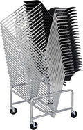 Safco 4190SL Sled Base Stack Chair Cart for use with Veer and Vy Stack Chairs. Sold Separately, Silver