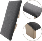 Foldable Wooden Meditation Bench with Cloth Cushion, Multi Functional Use Prayer Kneeler Chair for Yoga and Travel, Portable Foldable Stool Sitting Bench for Comfortable Seiza