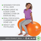 Active Seat Peanut Shaped Bounce Desk Chair, Exercise Yoga Balance Sitting Ball, Flexible Seating, Wiggle Seat for Boys and Girls