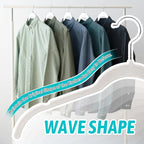 Sishynio Velvet Hangers 100 Pack, Space Saving Non Slip Hangers for Closet Organization, Slim Flocked Clothes Hangers with 360° Hooks for Shirts, Dresses, Pants, Coats and Tops(White)