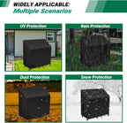 Potting Bench Table Cover, 420D Oxford Kitchen Cabinet Covers Outdoor Waterproof Protective Garden Storage Cabinet with Potting Bench Dustproof Cover 45"L X 20"W X 48"H,Black