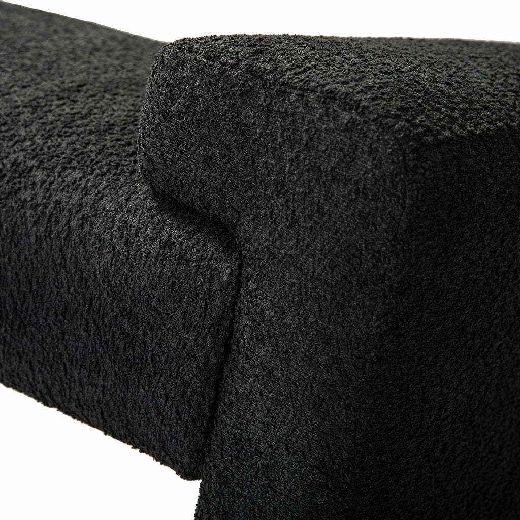 Severin Upholstered Bench-Black