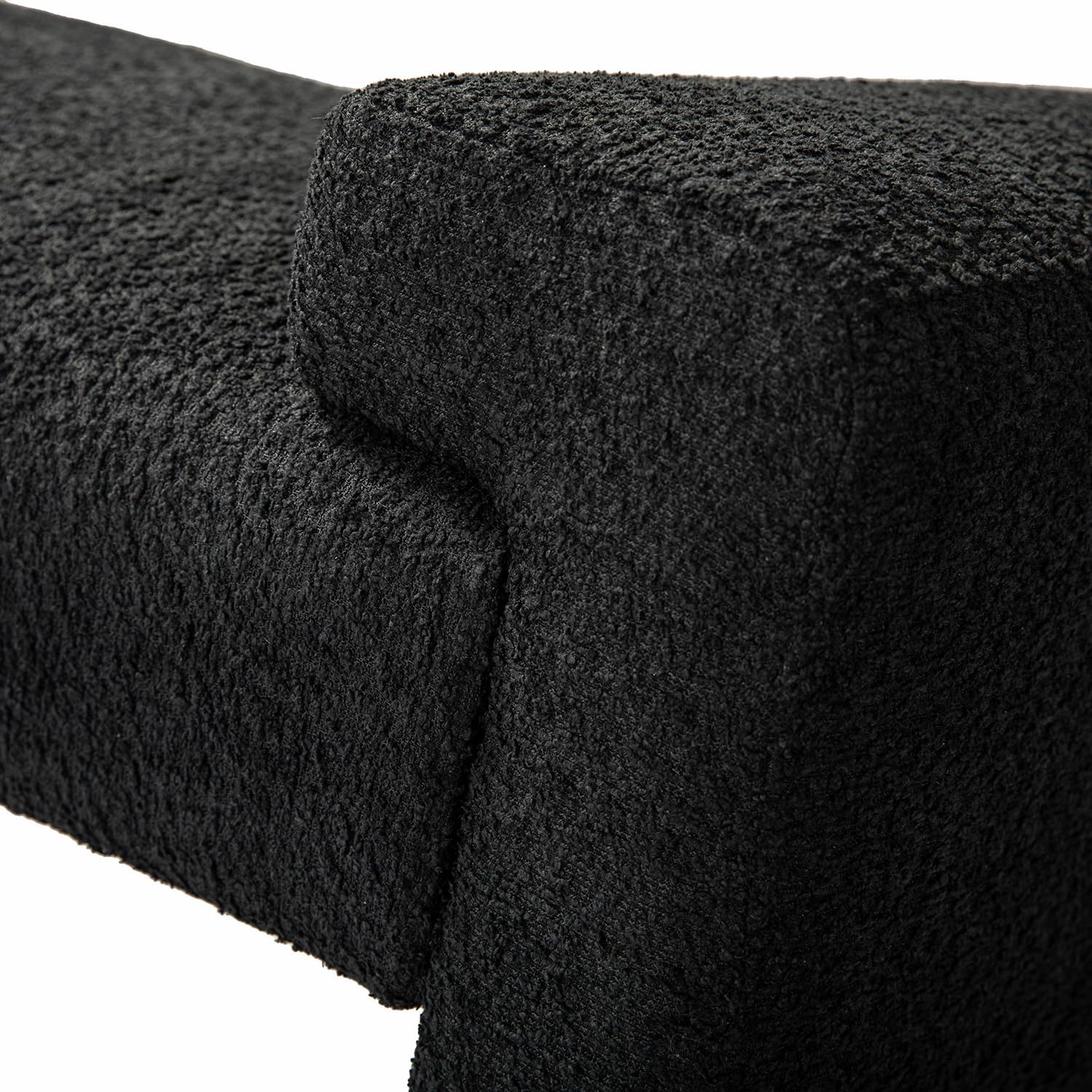 Severin Upholstered Bench-Black