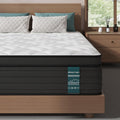 Sleepmax Extra Firm Queen Mattress 12 Inch - Deep Sleep Hybrid Mattress Pain Relieving - Cooling Bed in a Box for Back & Side Sleepers - 365-Night Trial, CertiPUR-US Certified, Forever Warranty