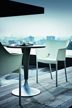 Kartell Dr. NO Chair by Philippe Starck, Pack of 2, Matte Wax White
