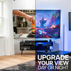 VIVO Corner TV Wall Mount for 46 to 100 inch LCD LED Plasma Flat Screens, Full Motion Articulating Bracket, VESA up to 900x600, MOUNT-CR100C