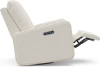 Graco Teddi Power Recliner Swivel Glider, Electronic Power Recline, Oeko-TEX 100 Certified, USB-A & USB-C Charger, Premium Cushioning & Comfort – (Dune Basketweave)
