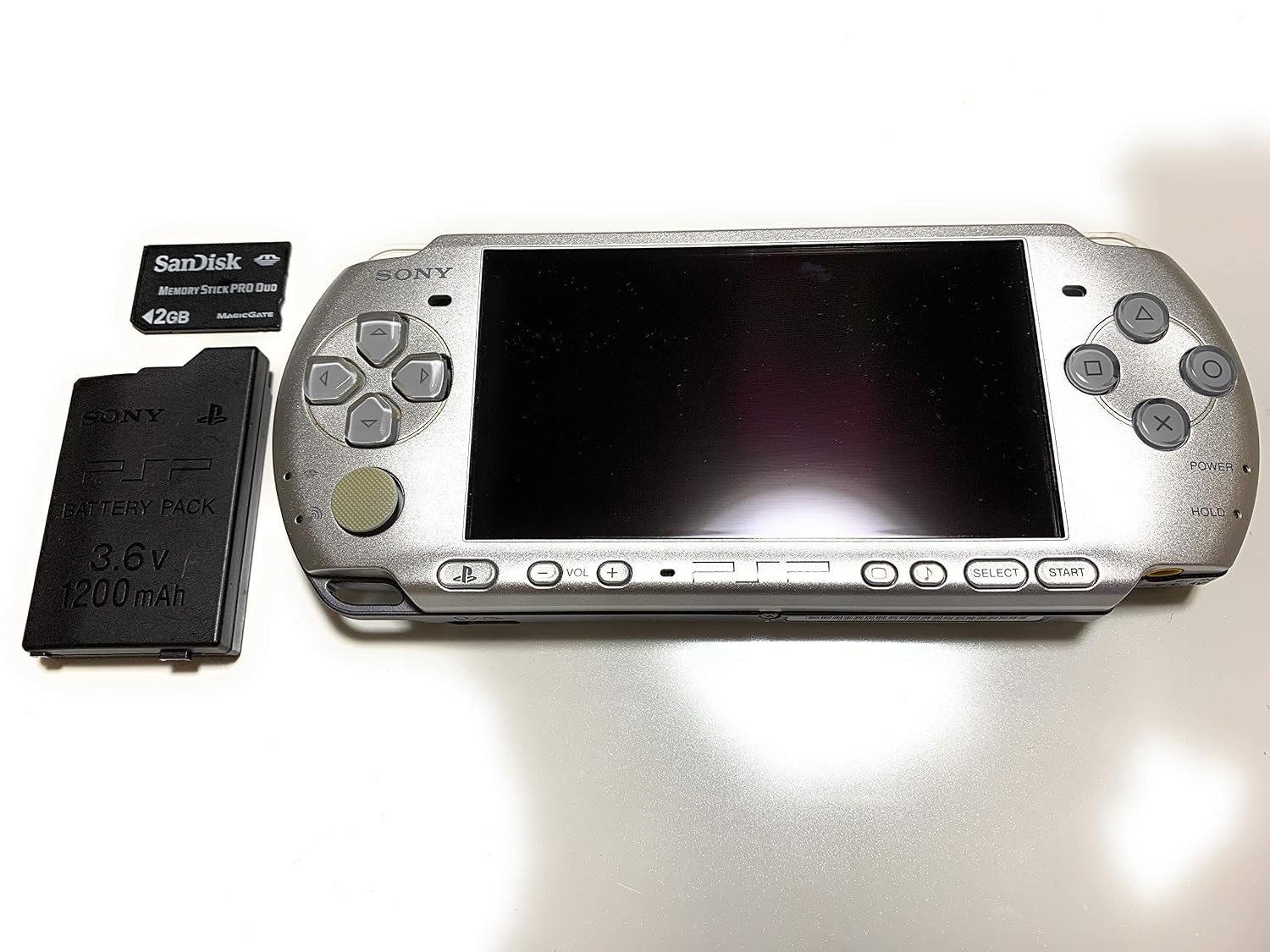 SONY PSP Playstation Portable Console JAPAN Model PSP-3000 Mystic Silver (Japan Import) (Renewed)