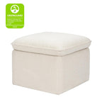Babyletto Cali Storage Ottoman in Ivory Boucle, Greenguard Gold Certified