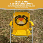 Kids Beach Chair with Umbrella, Foldable & Detachable Portable Oxford Cloth Cute Kids Beach Chair with Canopy for Outdoor Summer, YellowBeach with Canopy Shade