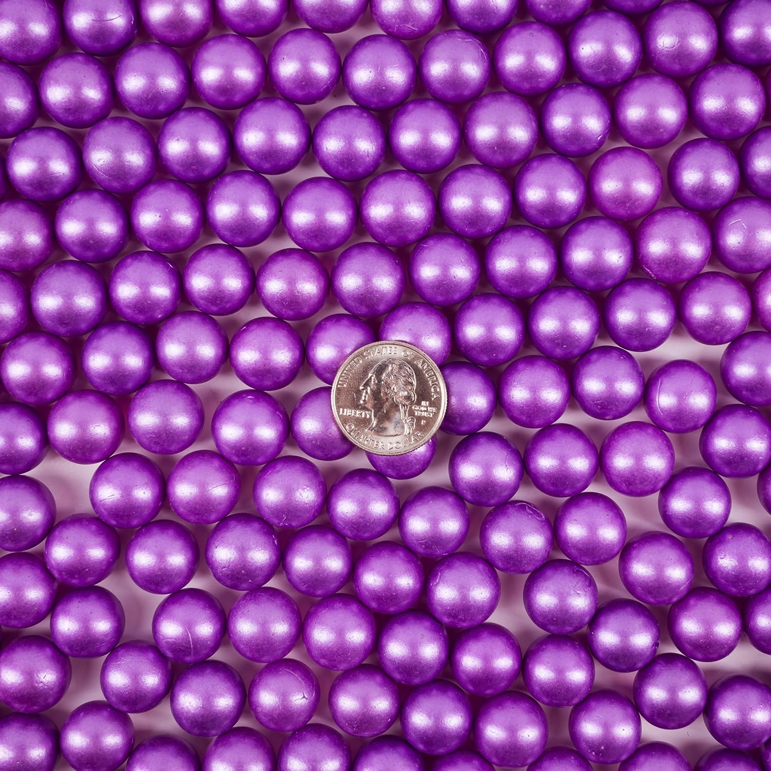 Marbles for Vases | Glass Marbles Bulk Vase Fillers | Glass Beads for Vases, Purple Round Marble 1lb, (Approx. 80 pcs)