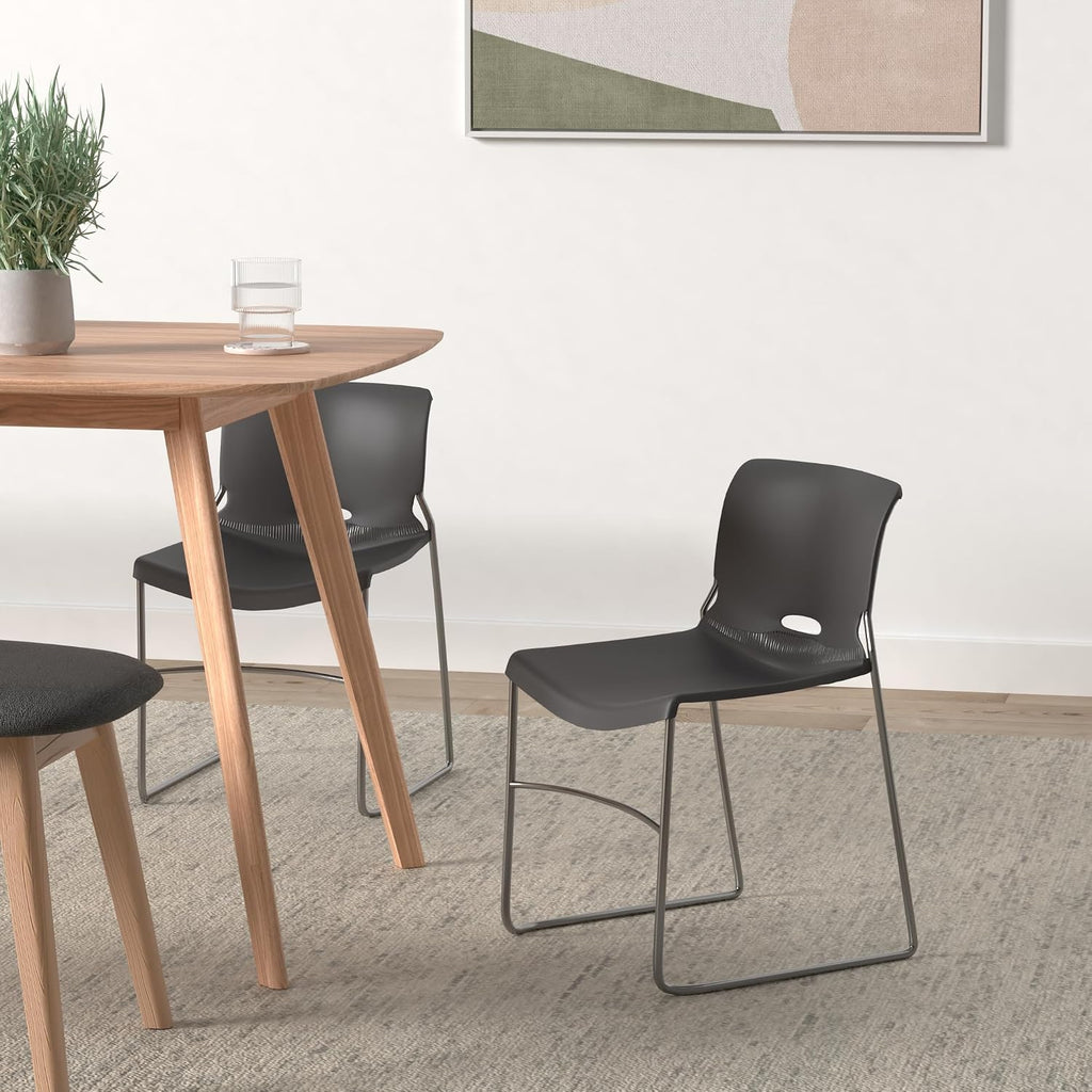 HON Olson High-Density Stacking Chair | Lava Shell