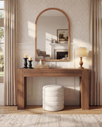 VASAGLE Entryway Table, Long Console Table, Thick Tabletop, Farmhouse Style, for Hallway, Behind the Couch, Living Room, Foyer, Easy Assembly, 11.8 x 63 x 31.5 Inches, Chestnut Brown ULNT147KX01S