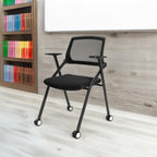 40 Pack Folding Chair Portable Nesting Commercial Seat for Events Office School Party Kitchen Dining Conference Waiting Training Room