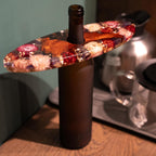 Floral New Home Gift for Wine Lover, Unique Housewarming Gift Wine Holder, Personalized Wedding Gifts Ideas