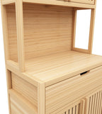 Freestanding Pantry Dideboard, Tall Bookcase Locker, Storage Cabinet for Main Living Spaces,for Kitchen Home