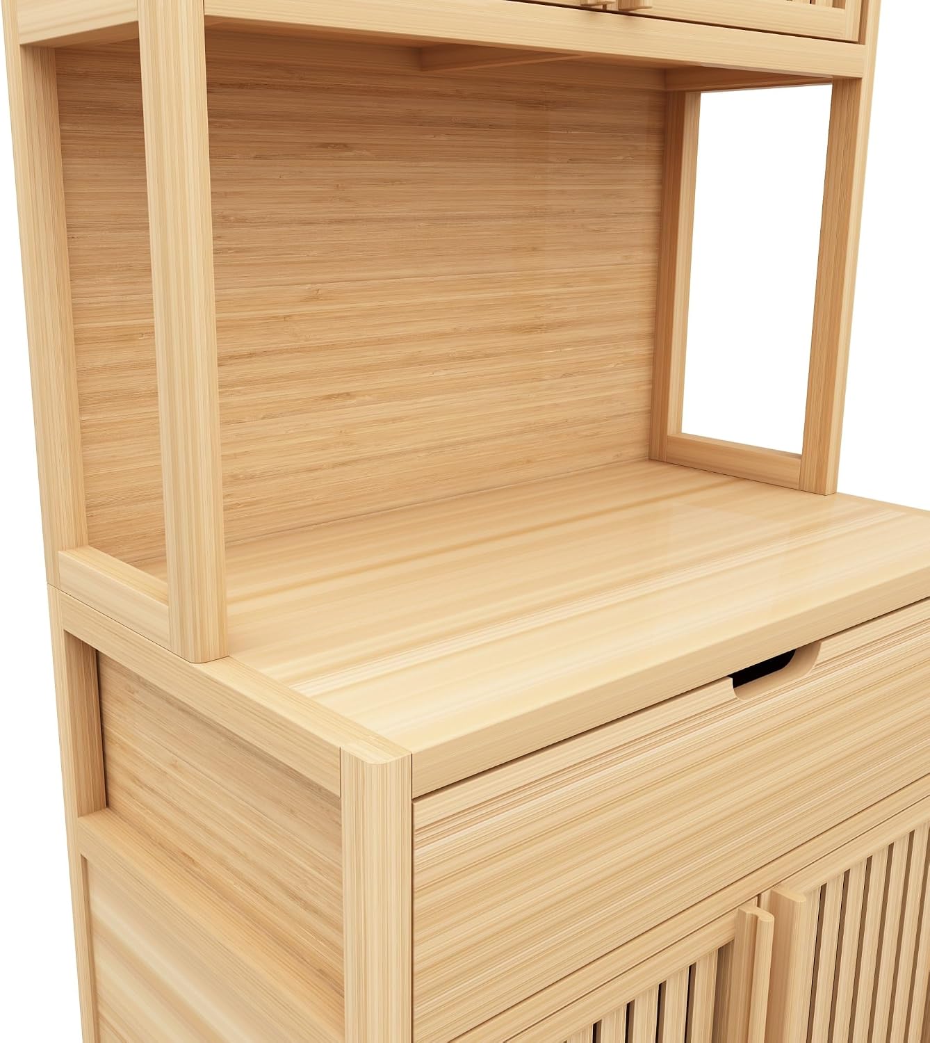 Freestanding Pantry Dideboard, Tall Bookcase Locker, Storage Cabinet for Main Living Spaces,for Kitchen Home