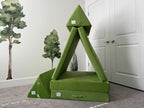 Dream Couch - Original Full-Size Triangles Play Couch, High Density Modular Foam Sofa for Playroom, for Toddlers and Kids - Washable & Convertible Playroom Furniture, Roary