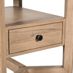 Liberty Furniture Proximity Place Living Room Rectangular End Table Transitional with Storage Drawer - Barley Buff Birch Wood