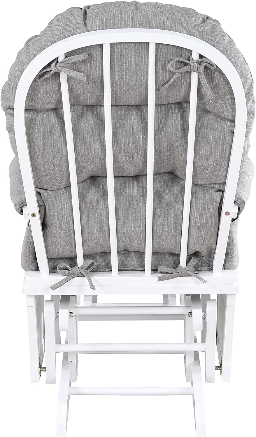 Glider Ottoman White,Oyster