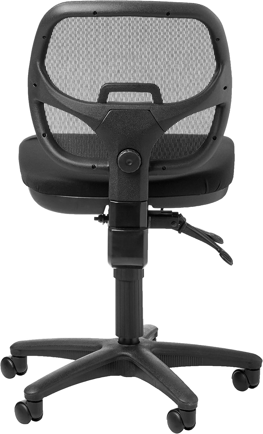 Office Star ProGrid Breathable Back Adjustable and Ergonomic Office Task Chair with Built-in Lumbar Support, Coal FreeFlex Fabric